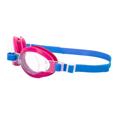 Aqua Leisure SPLASHTIME Kids' Swim Goggles - Pink: Latex-Free Adjustable Lenses