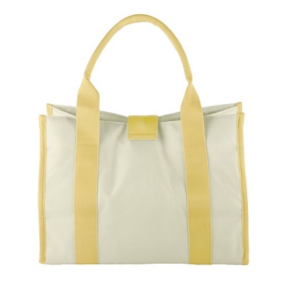 Thermos Icon Large Lunch 12 Can Tote Bag - Cream/Yellow