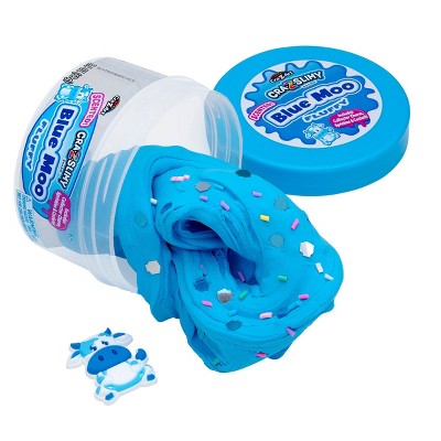 Cra-Z-Slimy Slime Dome Blue Moo: Creativity Focus, Slimes & Putties, 2.4oz, 4 Pieces