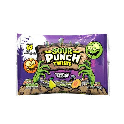 Sour Punch Twists Halloween Bag Candy - 18oz (LOCAL PICKUP ONLY)