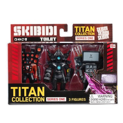 Skibidi Toilet Titan Mini Figure Set - 3pk