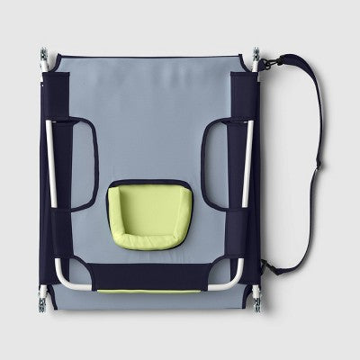 Folding Beach Tanning Chair Navy - Room Essentials (LOCAL PICKUP ONLY)