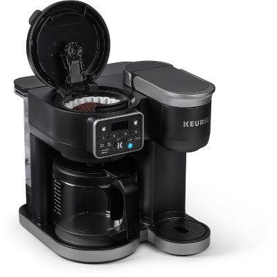 Keurig K-Duo Hot & Iced Single-Serve & Carafe Coffee Maker Black: Electric Drip Coffee Pot, 72 oz Capacity