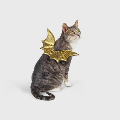 Halloween Gold Wings Cat Costume - Hyde & EEK! Boutique One Size Fits Most