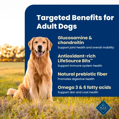 Blue Buffalo Life Protection Formula Natural Adult Dry Dog Food with Beef and Brown Rice - 5lbs