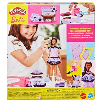 Play-Doh Barbie Fashionista Ruffles Designer Doll Set