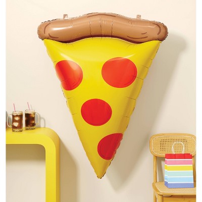 Large Pizza Shaped Foil Balloon
