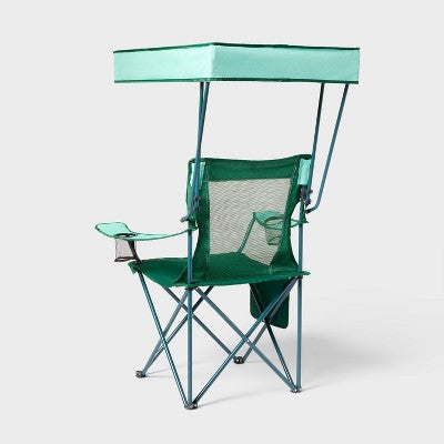 Canopy Folding Mesh Camping Chair Green - All In Motion (LOCAL PICKUP ONLY)