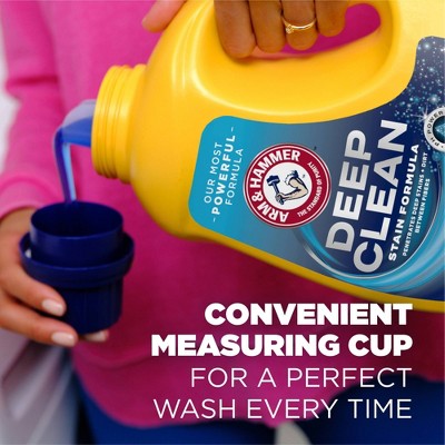 Arm & Hammer Plus OxiClean Max Force Deep Clean Stain Sparkling Clean Liquid Detergent 50 Loads - 75oz