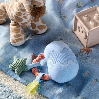 Small Interactive Handheld Rattle Toy - Egg - Cloud Island