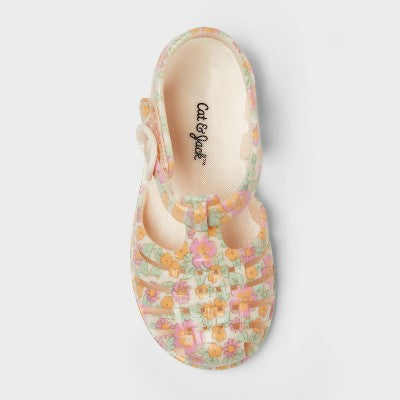 Toddler Girls Sunny Jelly Sandals - Cat & Jack Multicolor 10T