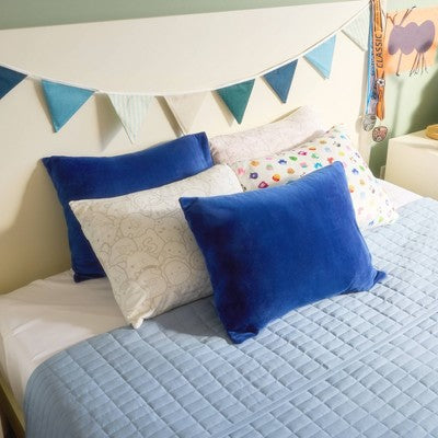 SquishPillow Kids Soft Bed Pillow and Pillowcase Machine Washable