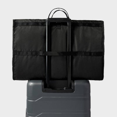 Large Garment Bag Black - Open Story?: Solid, Water-Resistant, Lightweight Luggage