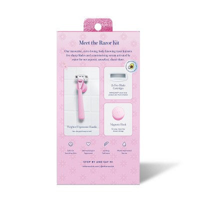 Athena Club 5-Blade Women's Sugar Plum Razor Kit