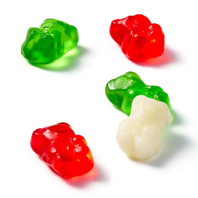 Christmas Cracker Candy Filled with Red, Green, White Gummy Bears - 3oz - Favorite Day (Character May Vary)
