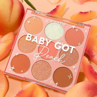 ColourPop 9-Pan Eyeshadow Palette - Baby Got Peach - 0.3oz