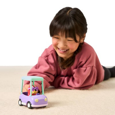 Bluey Granny Car & Janet Doll Playset - 2pk: Plastic Toy Set from BBC Series