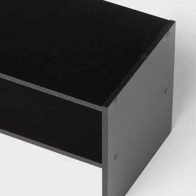 31 Stackable Shelf Black - Brightroom (LOCAL PICKUP ONLY)