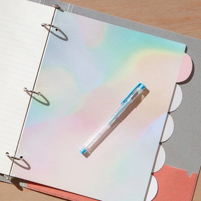 U Brands 5 Tab Poly Dividers Lucent Dreams
