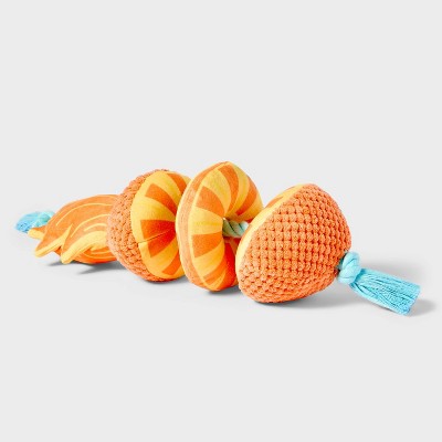 16" Pineapple with Rope Dog Toy - Sun Squad