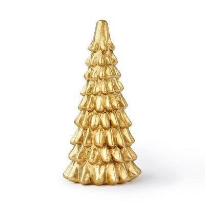 Medium Gold Resin Tree Scalloped - Bullseye's Playground