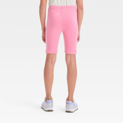 Girls' Bike Shorts - Cat & Jack Medium Pink L