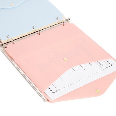 U Brands 5ct Binder Pockets Saccharine Fields