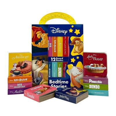 Disney Bedtime Stories - My First Library 12 Book Set (Board Book)