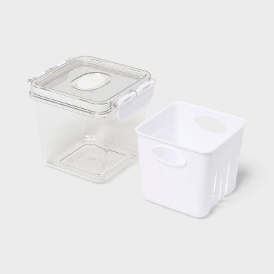Clipped Fridge Storage Small with 1 Insert - Brightroom
