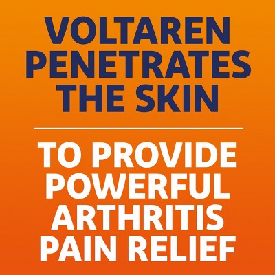 Voltaren Diclofenac Sodium Topical Arthritis Pain Relief Gel Tube - 3.5 oz