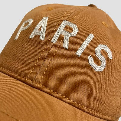 Men's Paris Baseball Hat - Tan