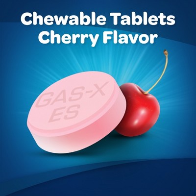 Gas-X Extra Strength Anti-gas Cherry Creme Chewable Tablets to Relieve Excess Gas - 72ct