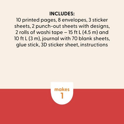 Junk Journal Craft Kit Gift - Mondo Llama