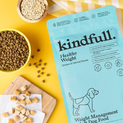 Chicken and Oatmeal Recipe Healthy Weight Dry Dog Food - Kindfull 5lbs