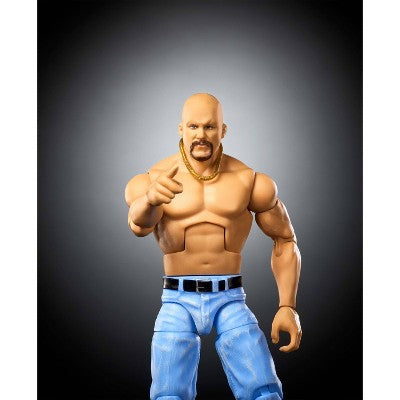 WWE Elite Legends "Stone Cold" Steve Austin Action Figure & Accessories, Series 30, 6" Set
