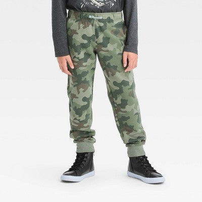 Boys' Fleece Sweatpants - Cat & Jack Sage Green M