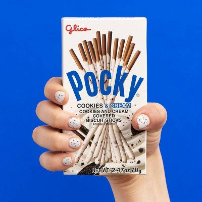 Glico Pocky Cookies & Cream Covered Biscuit Sticks 2.47oz