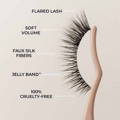 House of Lashes Femme Fatale Full Volume 100% Cruelty-Free Faux Silk Fibers False Eyelashes - 1pr