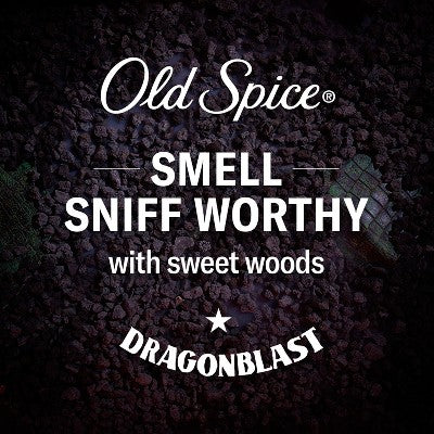 Old Spice Body Wash for Men, Dragonblast, Long Lasting Lather, 30 fl oz