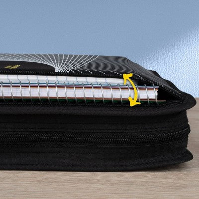 Five Star Xpanz 2" Zipper Binder and Pouch with Cosmic Blast