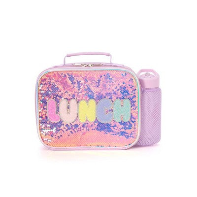 Locker Club Kids Lunch and Hydration Set Lunch Sack - Pink: Zipper Closure