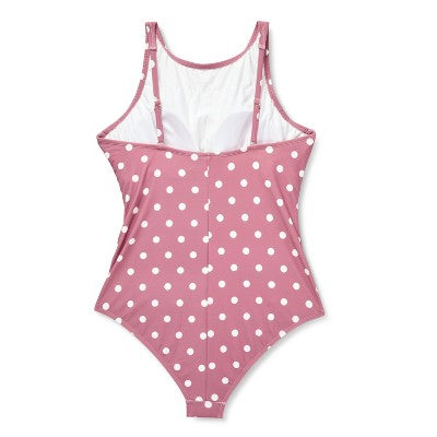 Women's Polka Dots Post Mastectomy Swimsuit - Shade & Shore 14
