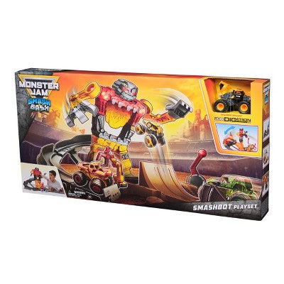 Monster Jam Smash & Bash Toy Vehicle Playset - 1:64 Scale (LOCAL PICKUP ONLY)