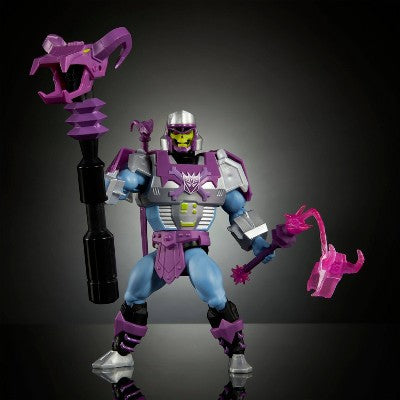 Masters of Universe Origins & Transformers Megatron Armor Skeletor Action Figure, MOTU 5.5" Toy