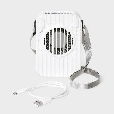 Necklace Fan White - Dealworthy