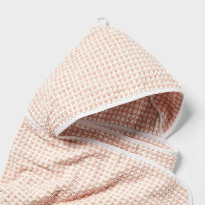 Kids' Oversized Hooded Bath Towel Pink - Pillowfort