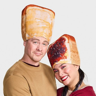 2pc Adult Peanut Butter and Jam Costume Hats Kit - Hyde and EEK! Boutique