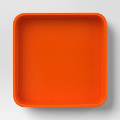 3pc Stackable Melamine Trays Pink/Orange/White - Room Essentials