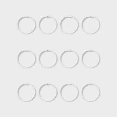 Shower Curtain Rings White - Room Essentials