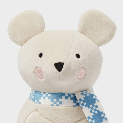 Mini Mouse Kids' Plush - Pillowfort: Novelty Throw Pillow, Recycled Polyester, Indoor Use, Off-White